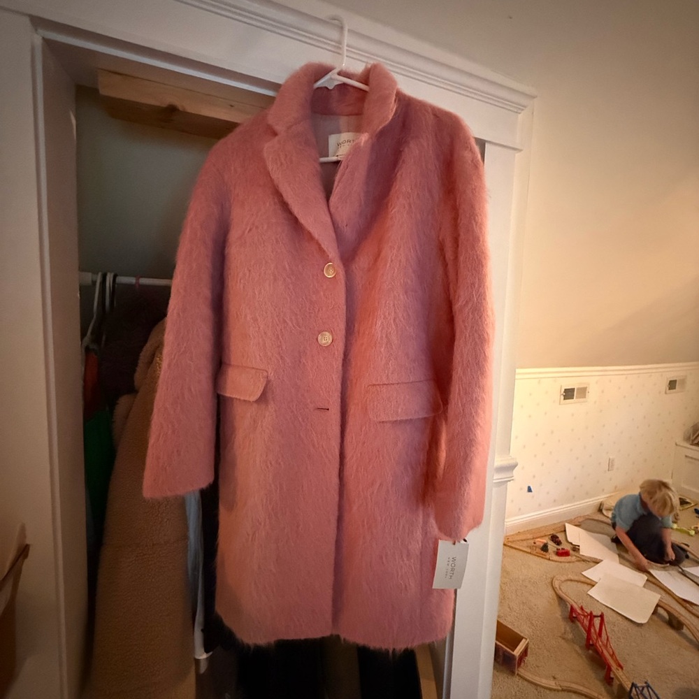 Worth Pink Teddy Jacket